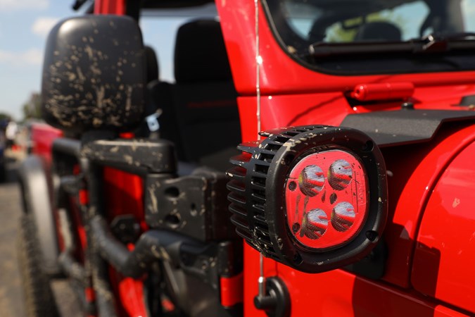 2019 Jeep Gladiator review - Mopar LED off-road driving lights