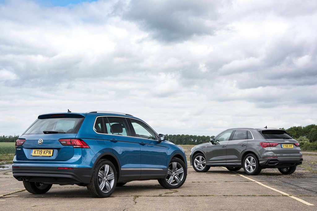 Audi Q3 vs VW Tiguan Parkers