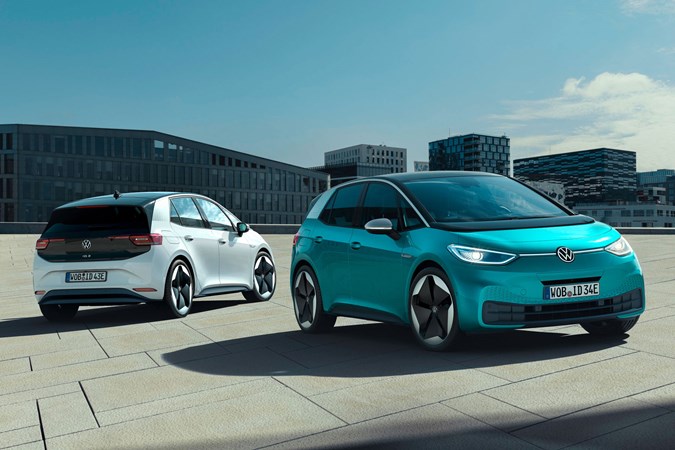 2020 Volkswagen ID.3 front and rear