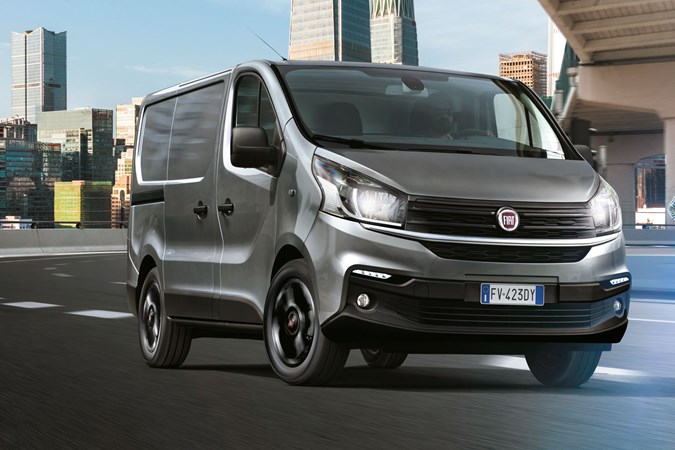 Fiat Talento MY20 - front view, driving, dark grey