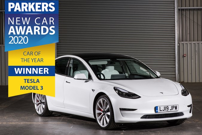 Parkers Car of the Year 2020 - Tesla Model 3