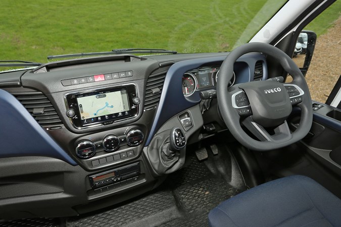 Iveco Daily Natural Power review - cab interior, Hi-Matic, CNG, 2019