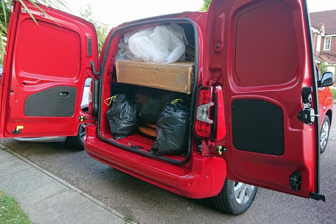 Vauxhall Combo long-term test review - packaging in the back