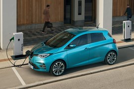 2019 blue Renault Zoe