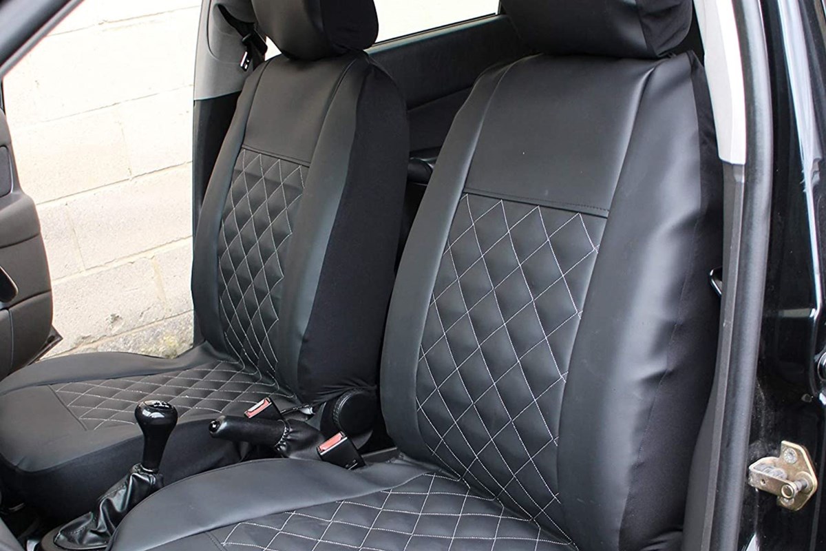 Faux leather on sale seat covers target