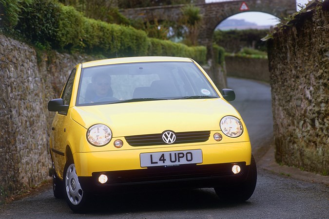 Yellow Volkswagen Lupo