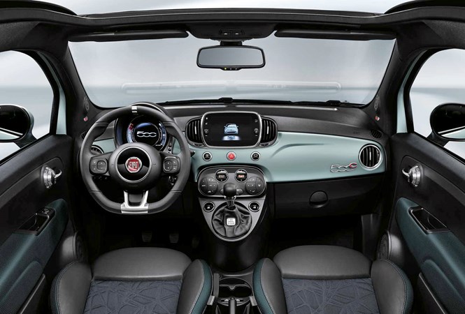 2020 Fiat 500 and Panda hybrids interior