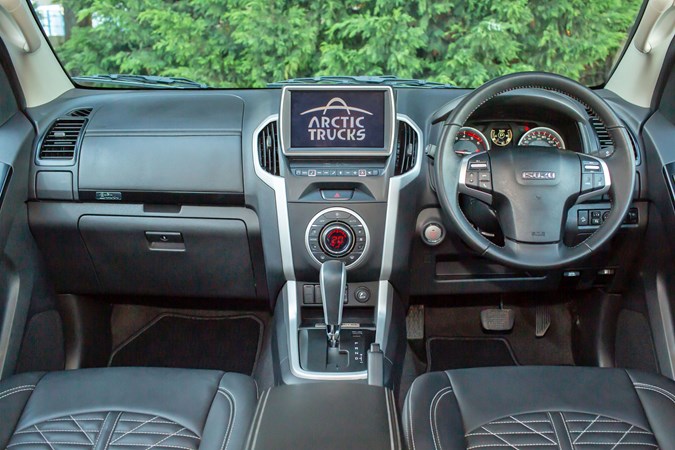 Isuzu D-Max Arctic Trucks AT35, 2020, cab interior, dashboard