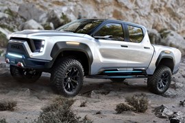 Nikola Badger electric pickup with hydrogen power