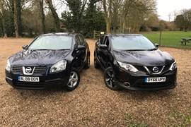 Nissan Qashqai new vs old