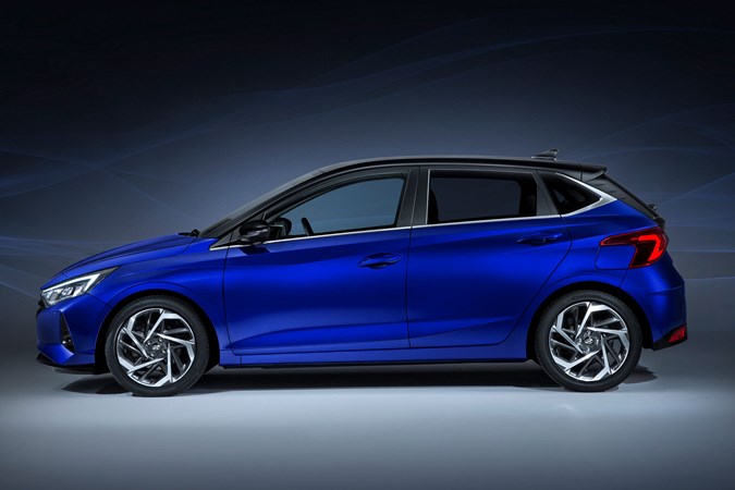New 2020 Hyundai i20 side profile