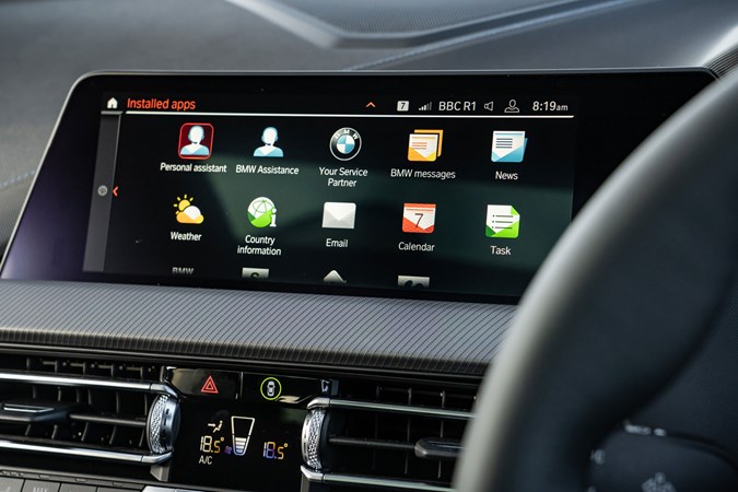 2020 BMW 1 Series 10.1-inch infotainment screen