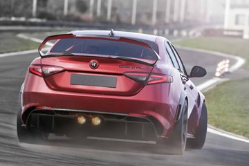 2020 Alfa Romeo Giulia GTAm oversteer