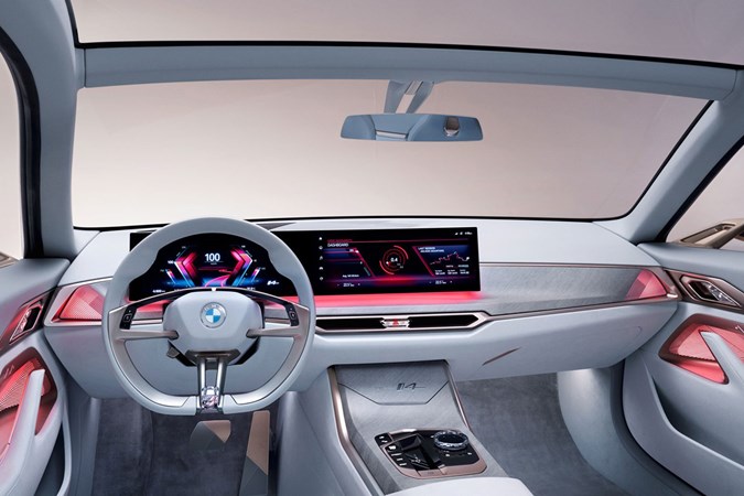 BMW i4 Gran Sport (2020) concept interior view