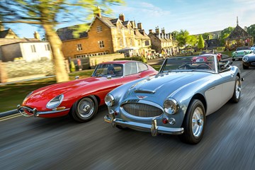 Forza Horizon allows driving the best British classic cars