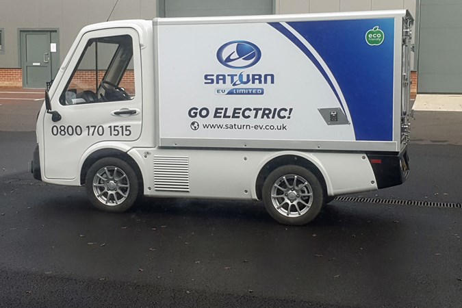 Saturn City Van electric van - box van, side view