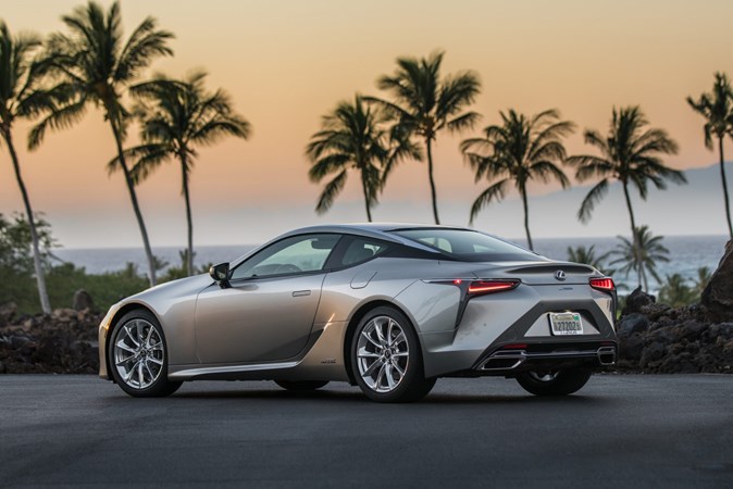 2020 Lexus LC rear 3/4