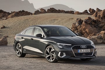 2020 Audi A3 Saloon front three quarters