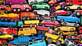 Collection of toy cars