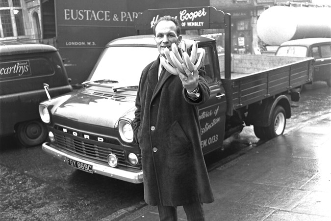 Ford Transit and boxer Henry Cooper