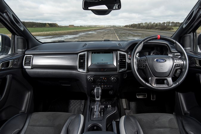 Ford Ranger Raptor dashboard - runway optional