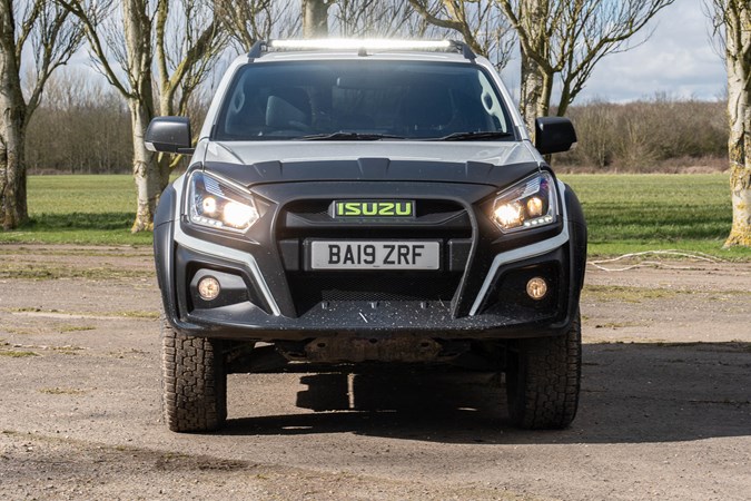 Isuzu D-Max XTR is unmissable, with extensive cladding to protect the body off-road