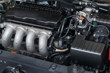 An engine bay