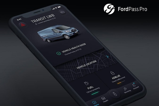 FordPass Pro on smartphone