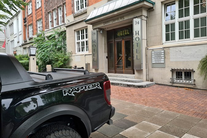 Ford Ranger Raptor long-term test review 2020 - outside Hamburg hotel