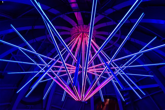 Ford Ranger Raptor long-term test review - light installation inside the Atomium
