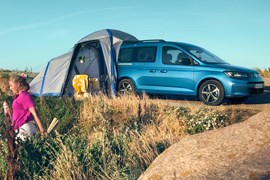 VW Caddy California camper van - on sale in the UK in 2021