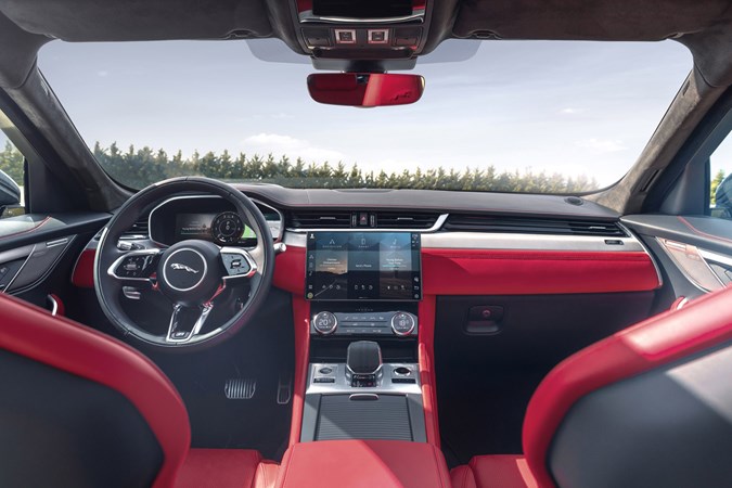 Jaguar F-Pace (2021) interior view