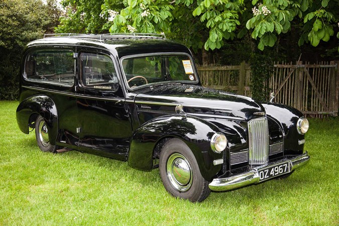 A classic British Humber Hearse, sold in 2016