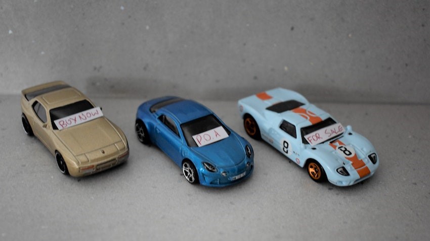 Toy used cars