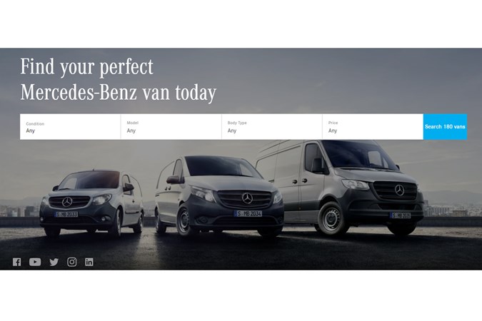 Mercedes-Benz Vans online showroom
