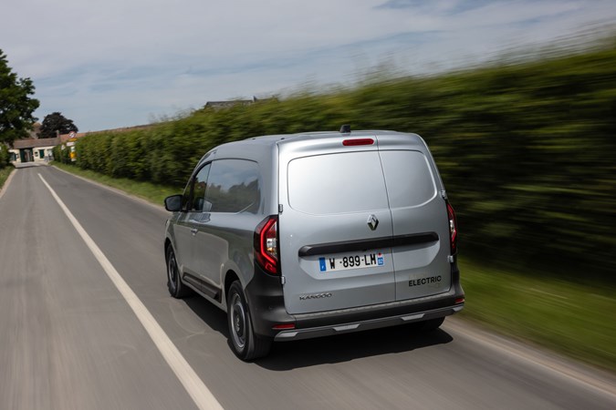 Renault Kangoo E-Tech 2022 rear driving