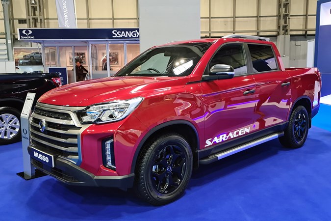 SsangYong Musso facelift at the 2021 CV Show