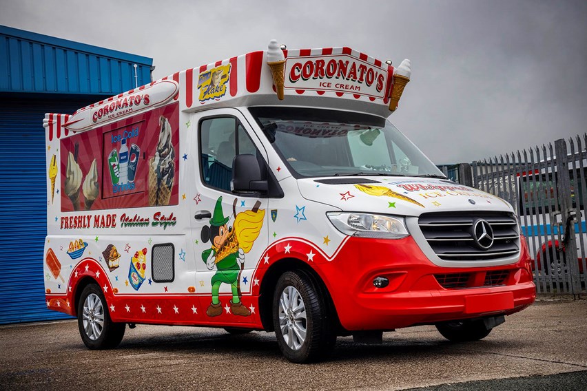 The ultimate ice cream van? Try an £85k MercedesBenz Sprinter