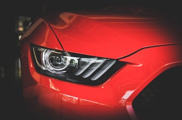 Waxed Ford Mustang