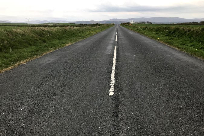 Empty roads were common during the first lockdown