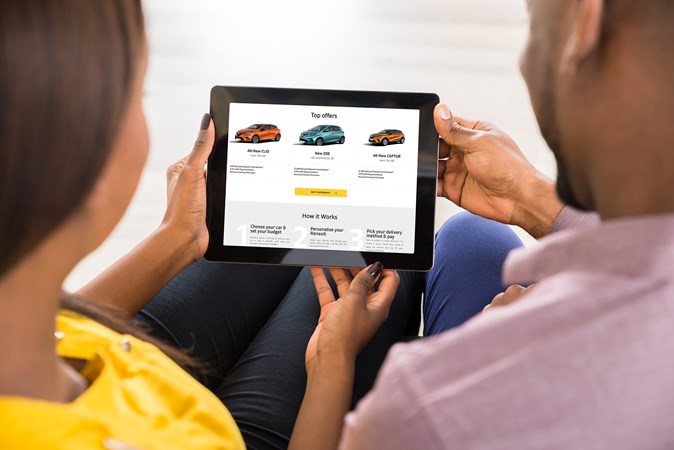Buying a car from the comfort of your own home