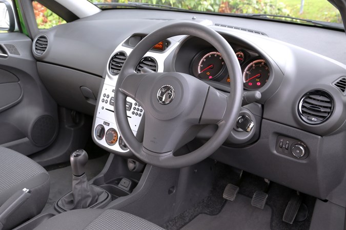 Vauxhall Corsa (2010) interior view