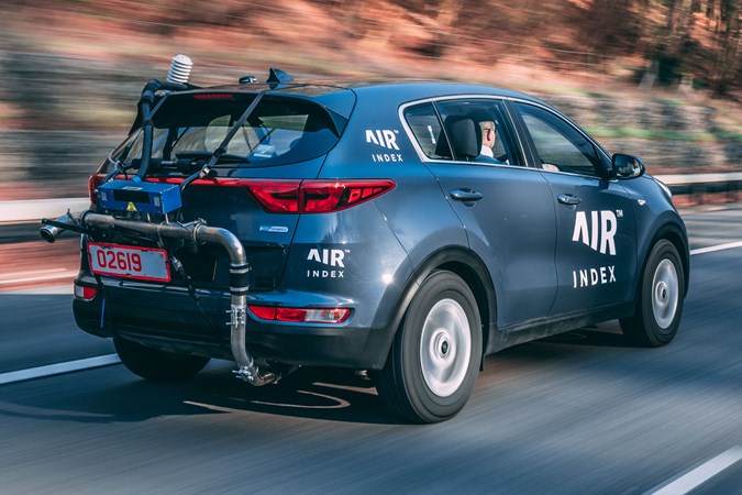 AIR Index car test for real-world emissions