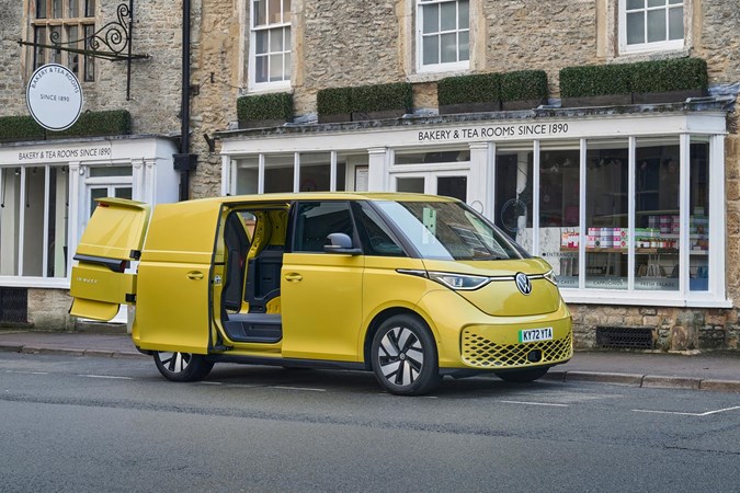 VW ID.Buzz Cargo is the most eye-catching of the electric vans