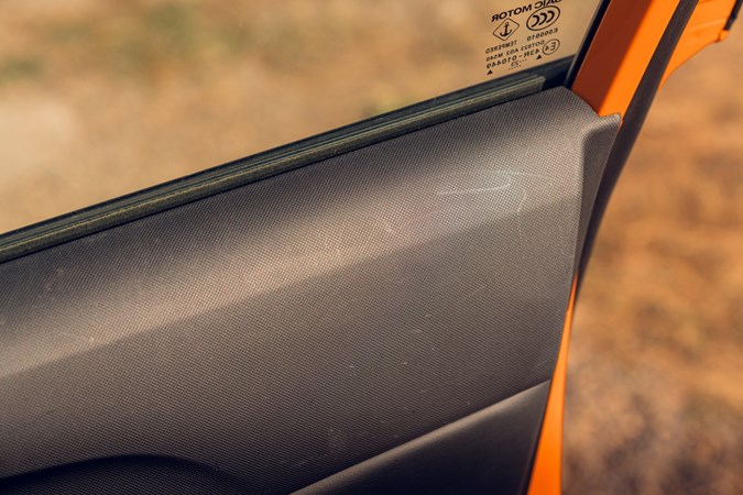 MG4 long term door card scratches