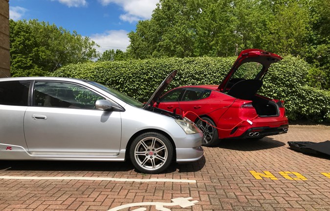 Honda Civic EP3 jump start