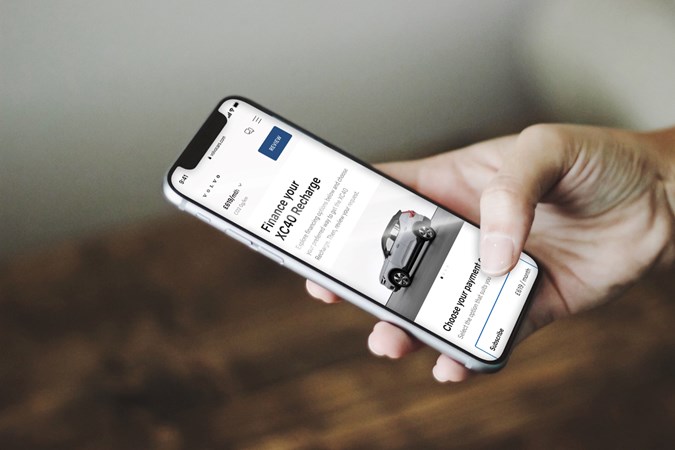 Volvo electric only and online