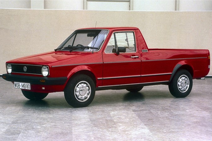 There isn't anything on sale like this old VW Caddy pickup these days.
