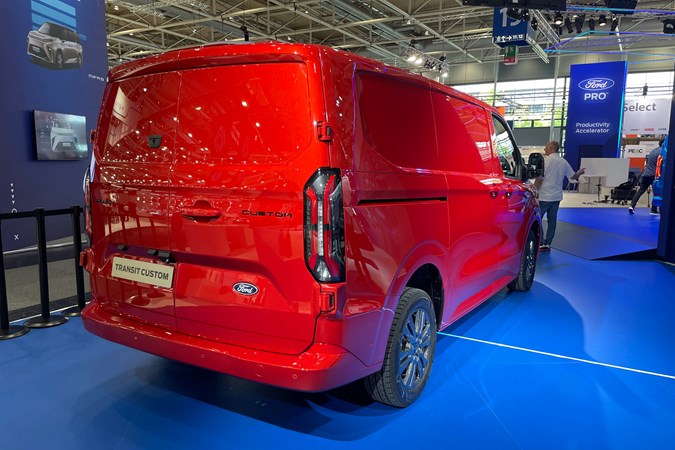 2024 Ford Transit Custom diesel van revealed with a steering wheel