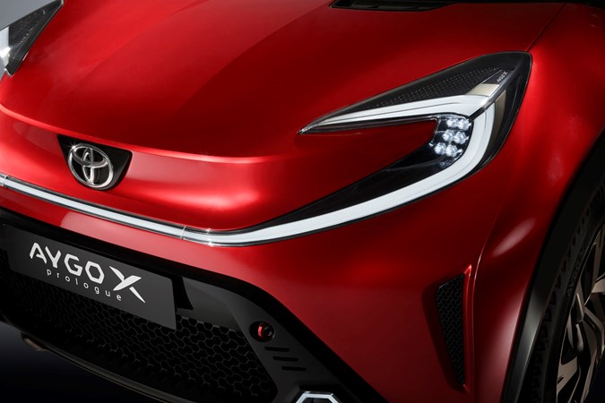 Aygo X Prologue headlights